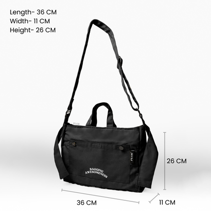 Black Urban Hauler Bag (Pre-Book)