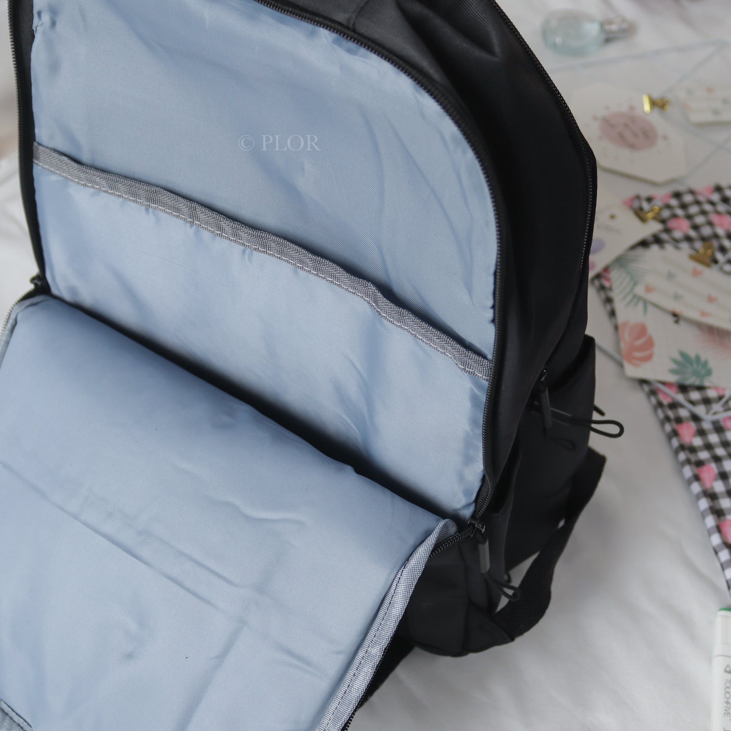 Backpack Laptop Bag - BLACK