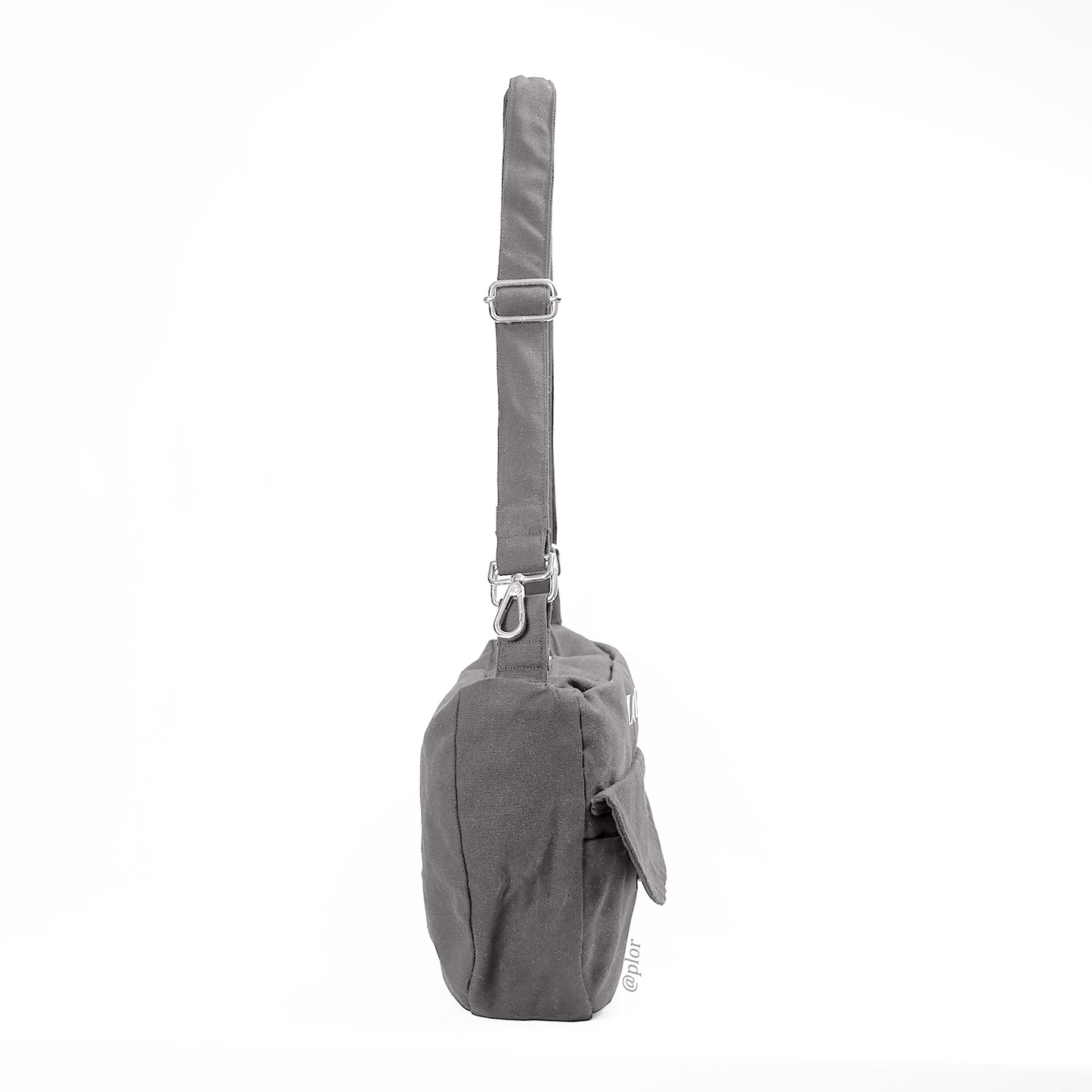 Grey Sling Bag | Adjustable Strap (Water Repellent)